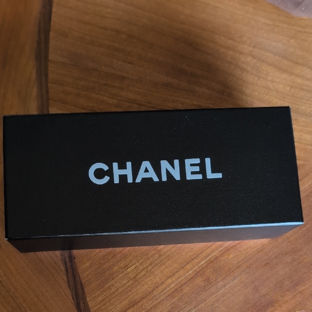 CHANEL Black Box with White Logo